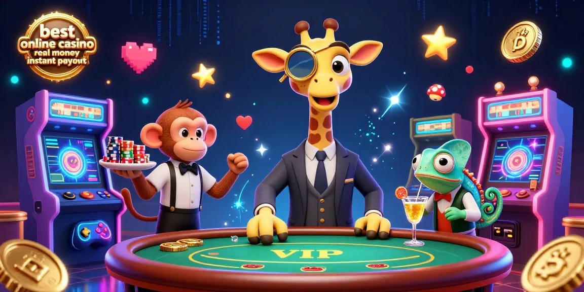 Experience the excitement of the best online casino real money instant payout with vibrant characters and colorful games!