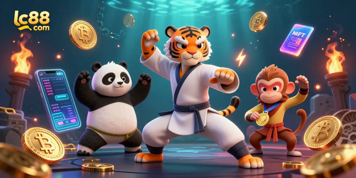 Play exciting games at lc88 com with an energetic kung fu tiger master and panda disciple.